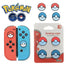 4Pc Pokemon Pokeball Thumb Grips Nintendo Switch & Lite Caps for Joy Con NEW