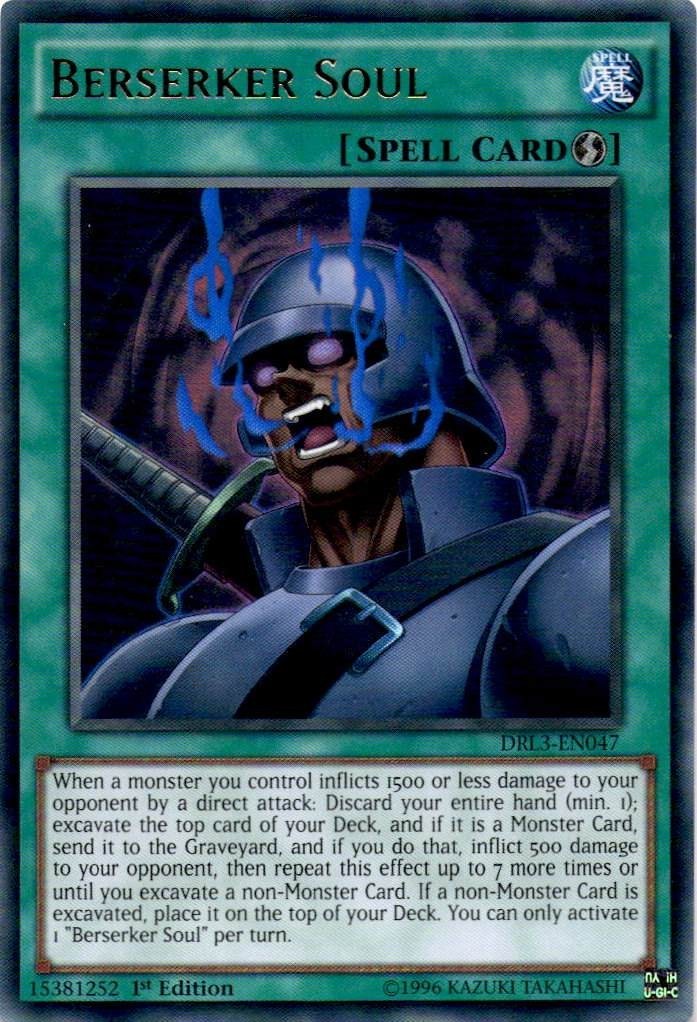 Yugioh Berserker Soul DRL3-EN047 Ultra Rare 1st Edition NM – TUGIOH