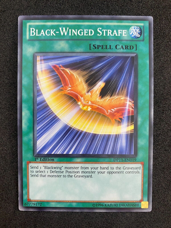 Yugioh Black-Winged Strafe DP11-EN019 1st Edition Common NM-MINT