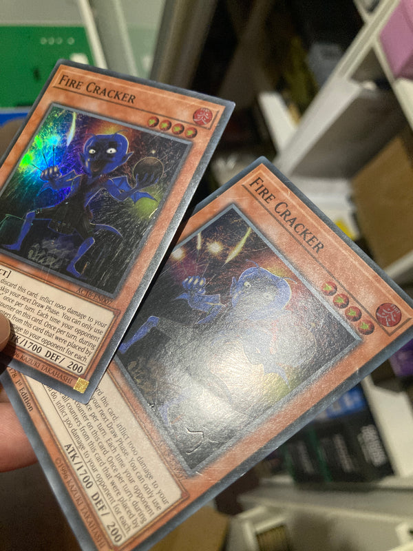 Yugioh Fire Cracker AC18-EN007 Super Rare 1st Edition HP