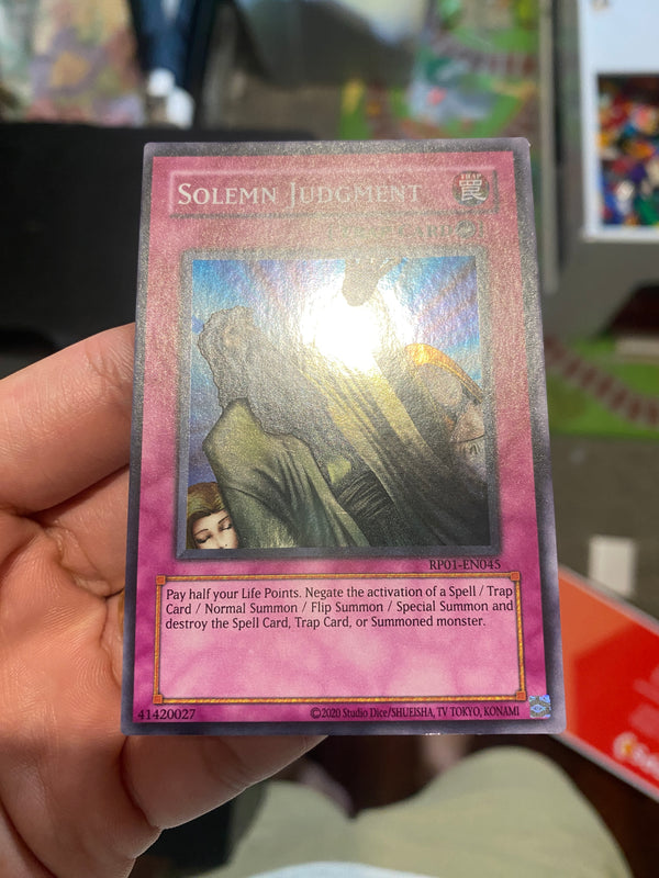 Yugioh Solemn Judgment RP01-EN045 Super Rare Retro Pack Reprint VLP/NM