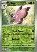 Pokemon Vivillon 010/198 Scarlet Violet Base Reverse Holo NM