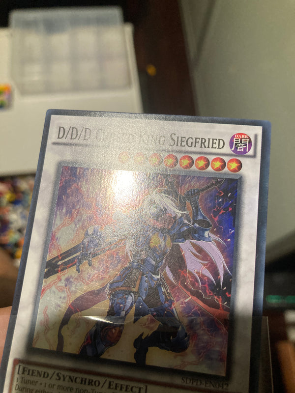 Yugioh D/D/D Cursed King Siegfried SDPD-EN042 1st Edition LP