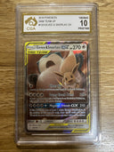 Pokemon Eevee & Snorlax GX 120/181 SM Team Up Full Art PSA CGC CGA 10 Pristine