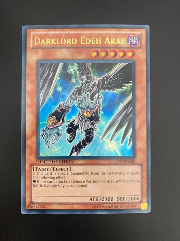 Yugioh Darklord Edeh Arae LC02-EN006 Limited Edition NM