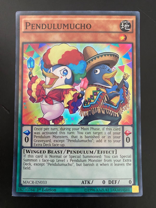 Yugioh Pendulumucho MACR-EN033 Super Rare 1st Edition VLP/NM