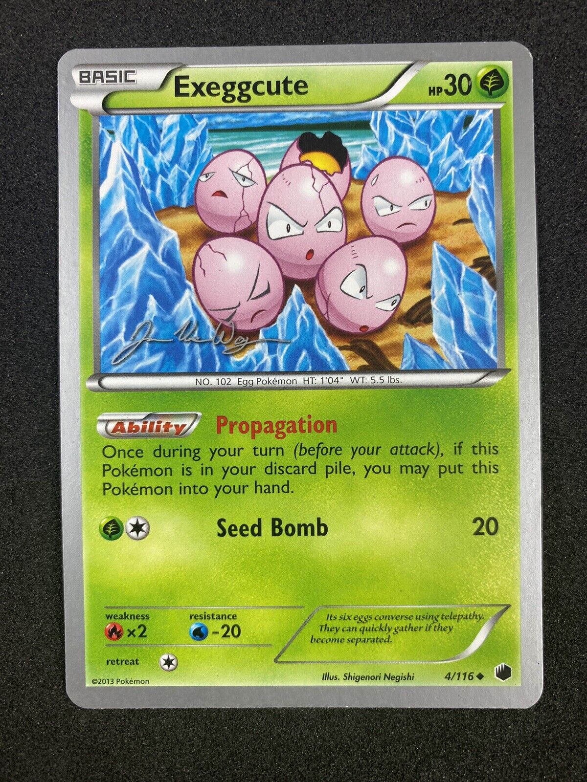 Pokemon Exeggcute 4/116 World Championships 2015 Uncommon Near Mint