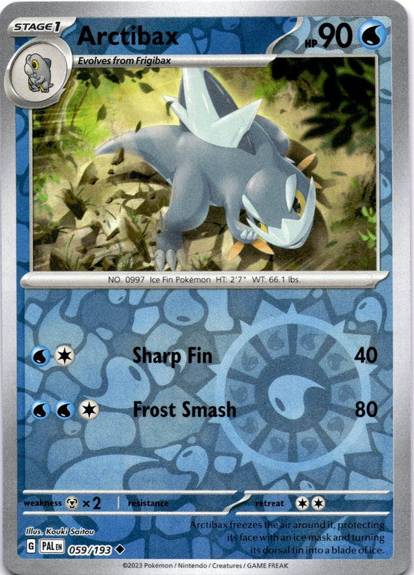 Pokemon Arctibax 059/193 Paldea Evolved Reverse Holo NM