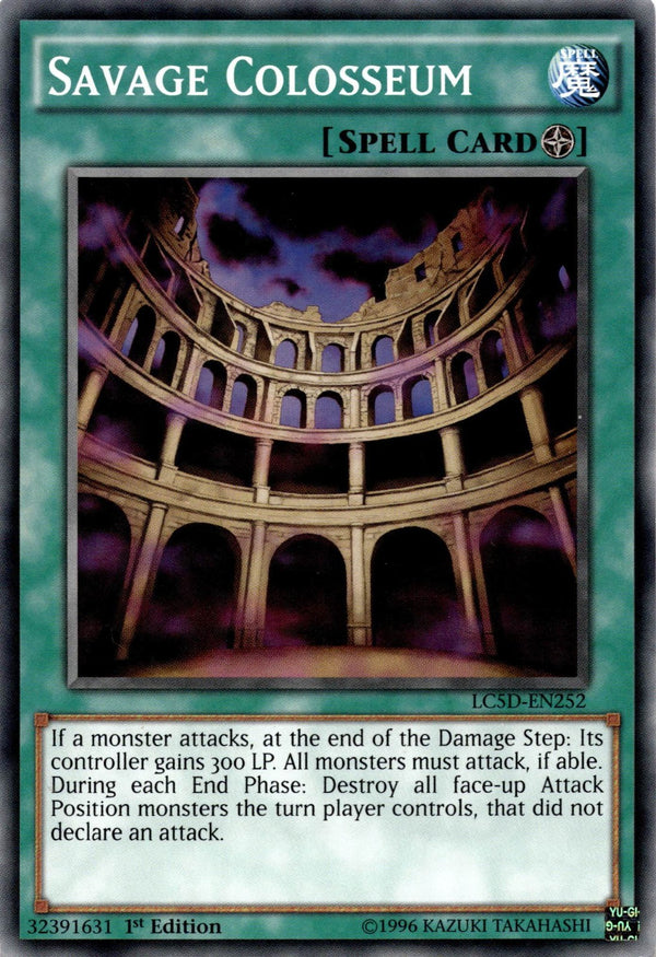 Yugioh Savage Colosseum LC5D-EN252 Common 1st Edition LP