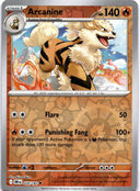 Pokemon Arcanine 028/182 Destined Rivals Reverse Holo NM