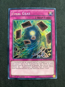 Yugioh Final Geas MVP1-ENS29 Secret Rare 1st Edition NM