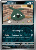 Pokemon Trubbish 116/182 Paradox Rift Reverse Holo NM