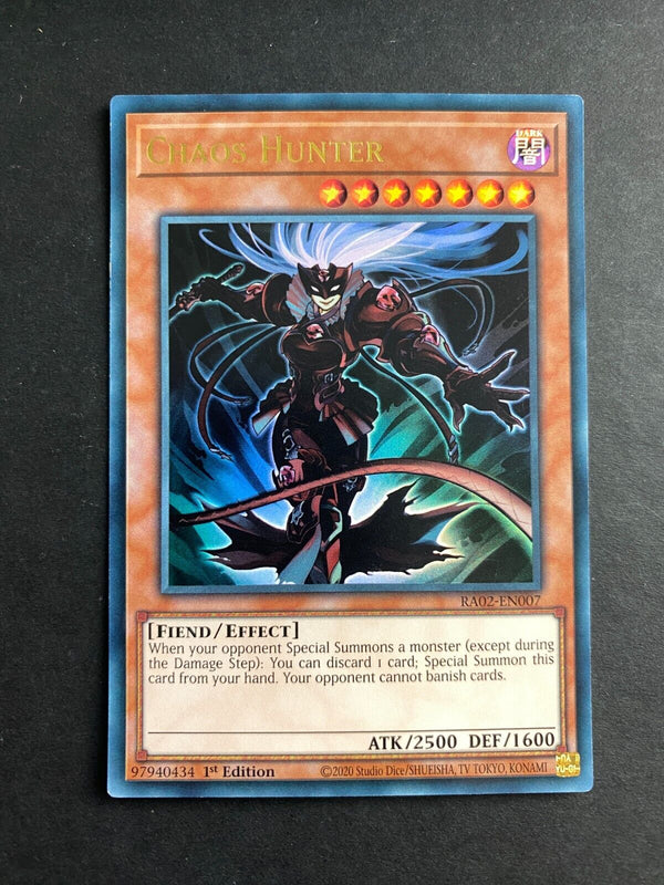 Yugioh Chaos Hunter RA02-EN007 Ultra Rare 1st Edition NM