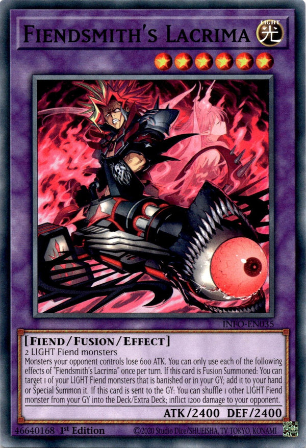 Yugioh Fiendsmith's Lacrima INFO-EN035 Common 1st Edition NM