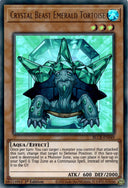 Yugioh Crystal Beast Emerald Tortoise BLCR-EN049 Ultra Rare 1st Edition NM