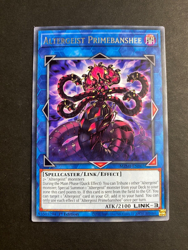 Yugioh Altergeist Primebanshee MZMI-EN067 Rare 1st Edition VLP/NM