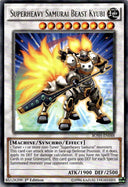 Yugioh Superheavy Samurai Beast Kyubi BOSH-EN048 Rare 1st Edition LP