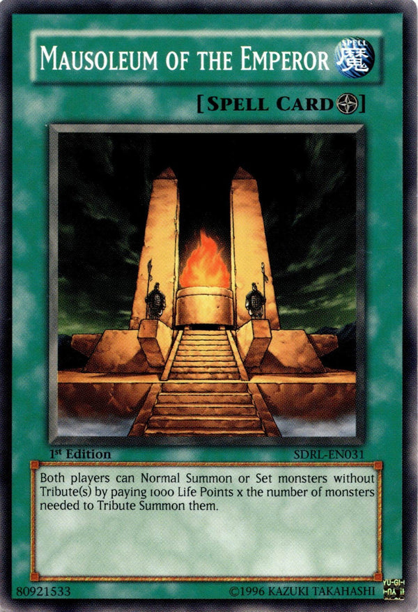 Yugioh Mausoleum of The Emperor SDRL-EN031 Common 1st Edition HP/MP
