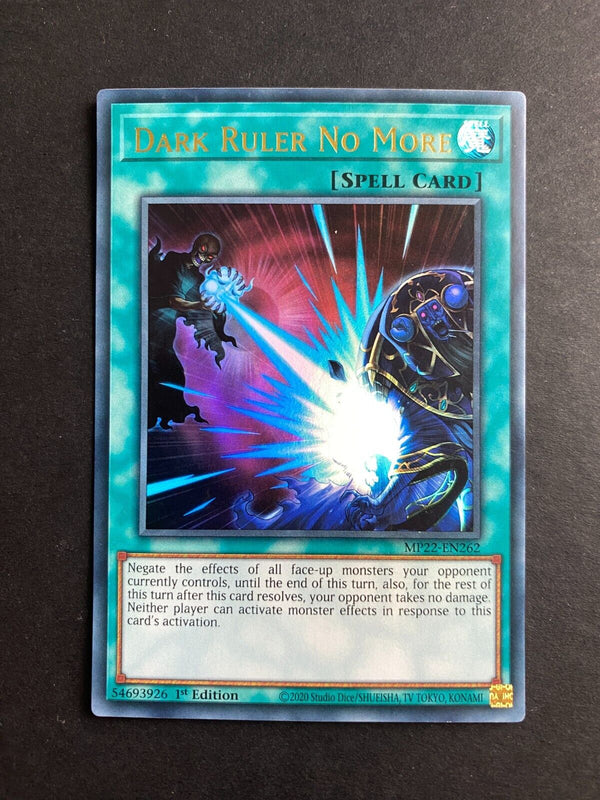Yugioh Dark Ruler No More MP22-EN262 Ultra Rare 1st Edition MP