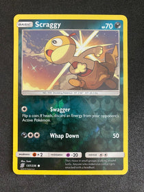 Pokemon Scraggy 137/236 Unified Minds Reverse Holo NM