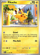 Pokemon Pikachu 018/091 Paldean Fates Non Holo NM