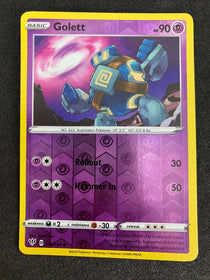 Pokemon Golett 076/189 Darkness Ablaze Reverse Holo NM-MINT 76/189