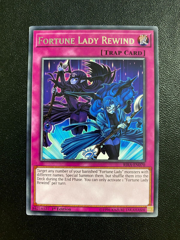 Yugioh Fortune Lady Rewind RIRA-EN070 Rare 1st Edition LP
