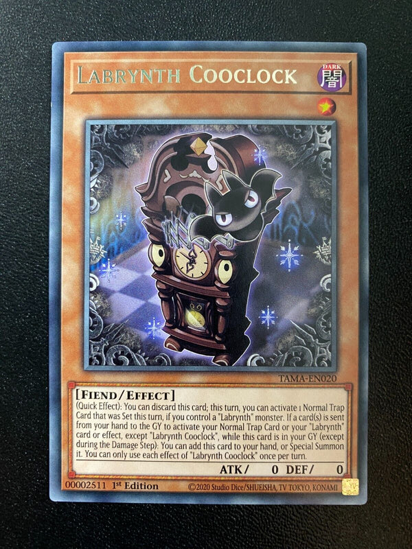 Yugioh Labrynth Cooclock TAMA-EN020 Rare 1st Edition NM