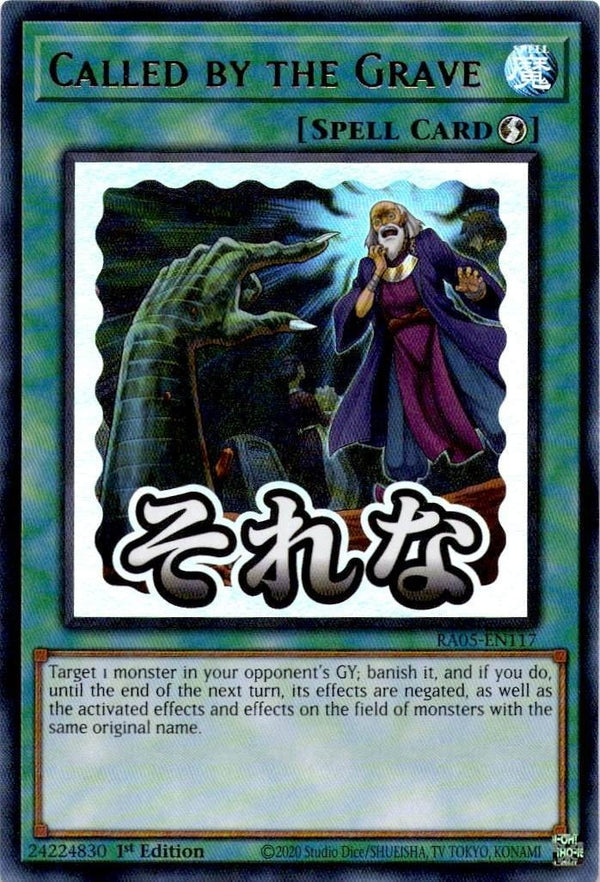 Yugioh Called by the Grave RA05-EN117 NA Print Ultra Rare 1st Edition NM