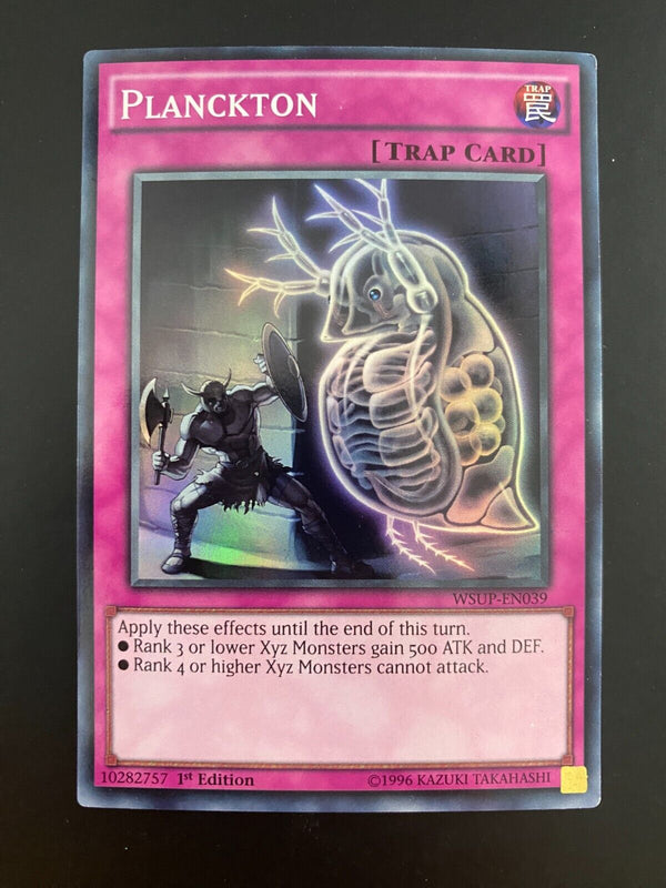 Yugioh Planckton WSUP-EN039 1st Edition NM
