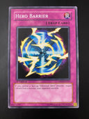 Yugioh Hero Barrier DP03-EN027 Common 1st Edition VLP