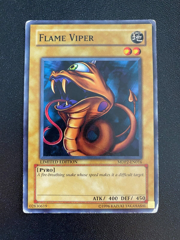 Yugioh Flame Viper MDP2-EN016 Common Limited Edition HP