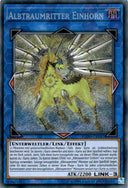 Yugioh Knightmare Unicorn FLOD-DE047 Secret Rare 1st Edition LP GERMAN