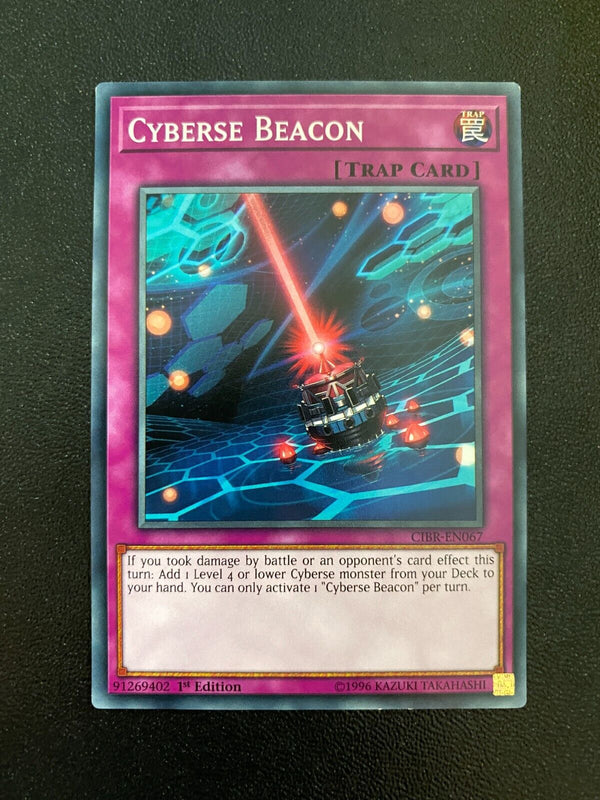 Yugioh Cyberse Beacon CIBR-EN067 Common 1st Edition VLP/NM