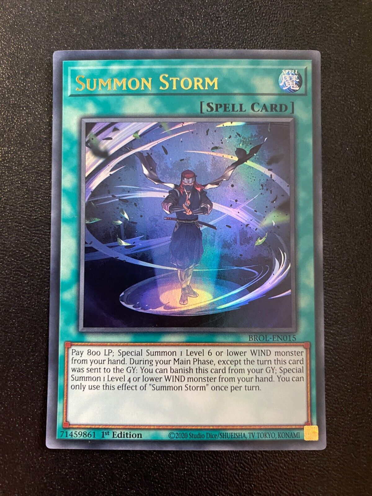 Yugioh Summon Storm BROL-EN015 Ultra Rare 1st Edition VLP/NM