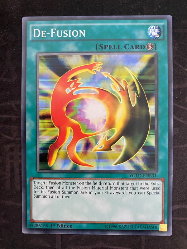 Yugioh De-Fusion YGLD-ENB31 Common 1st Edition NM/MINT