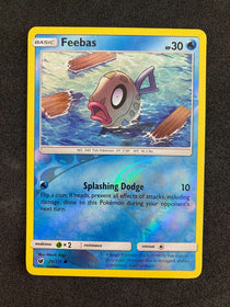 Pokemon Feebas 26/111 Crimson Invasion Reverse Holo NM