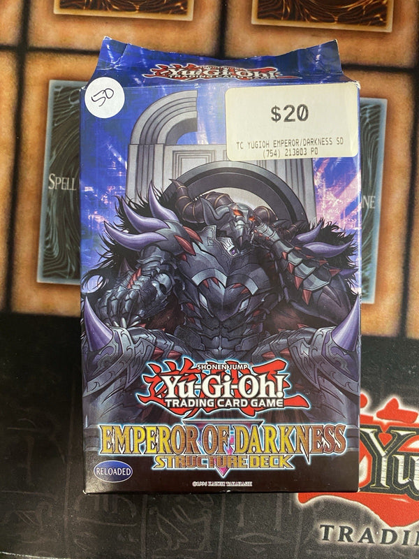 Yugioh Emperor of Darkness Structure Deck 1st Edition Opened (Cards Still NM)