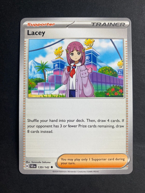 Pokemon Lacey 139/142 Stellar Crown Non Holo NM