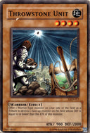 Yugioh Throwstone Unit LOD-017 Common Unlimited Edition DAMAGED