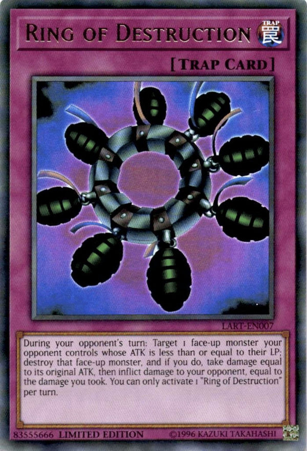 Yugioh Ring of Destruction LART-EN007 Ultra Rare Limited Edition VLP/NM
