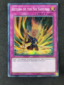 Yugioh Return of the Six Samurai SPWA-EN052 Super Rare 1st Edition NM