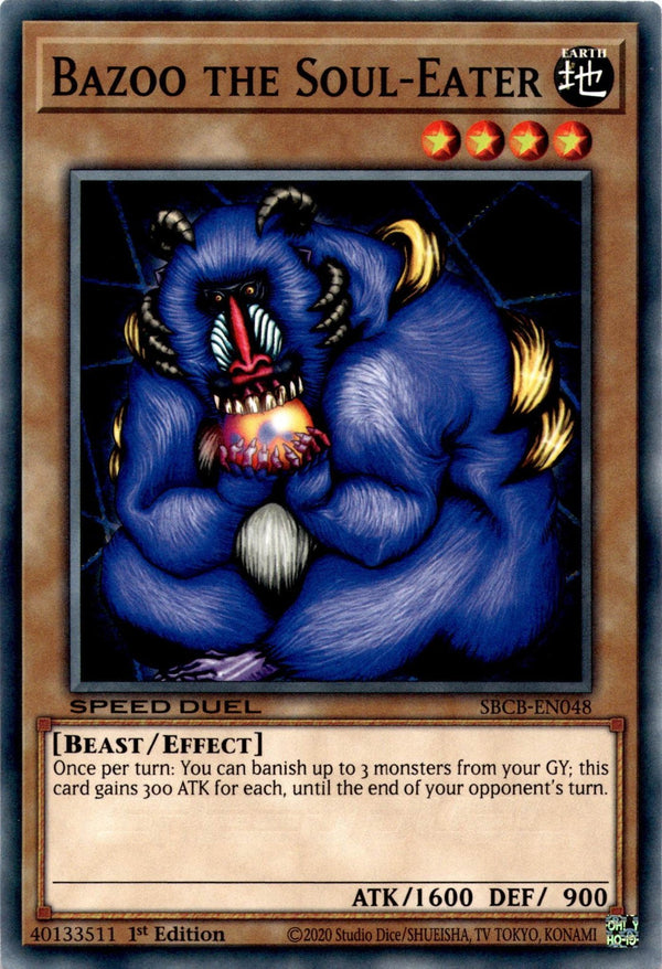 Yugioh Bazoo The Soul-Eater SBCB-EN048 Speed Duel Common 1st Edition NM