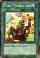 Yugioh Token Thanksgiving DR1-EN203 Common Unlimited Edition DAMAGED