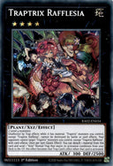 Yugioh Traptrix Rafflesia RA02-EN034 Secret Rare 1st Edition VLP/NM