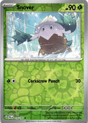 Pokemon Snover 010/193 Paldea Evolved Reverse Holo NM