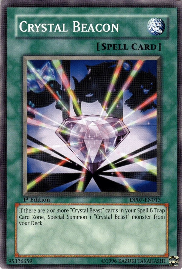 Yugioh Crystal Beacon DP07-EN013 Common 1st Edition LP