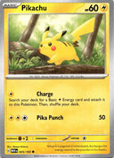 Pokemon Pikachu 025/165 Pokemon 151 Non Holo NM