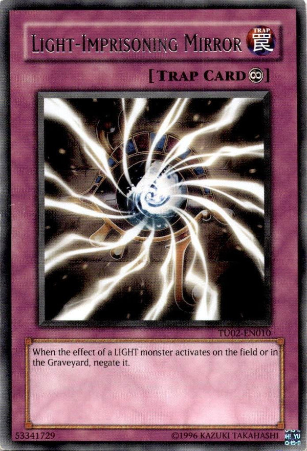 Yugioh Light-Imprisoning Mirror TU02-EN010 Rare Unlimited Edition LP