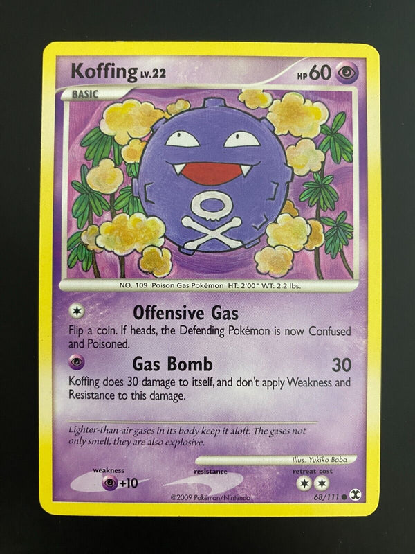 Pokemon Koffing 68/111 Rising Rivals Non Holo MP